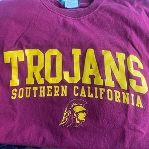 USC Trojans T-Shirt - Maroon and Yellow